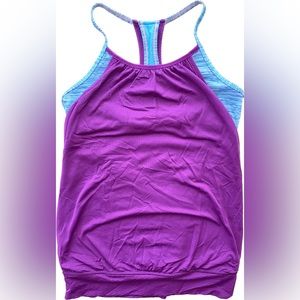 Ivivva tank top, size 14(girls) or size S with built in bra.